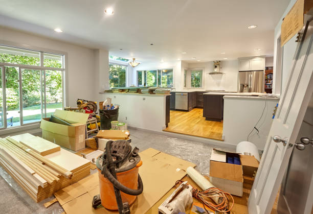 Professional Cabinet Refacing technician working in Warsaw, VA